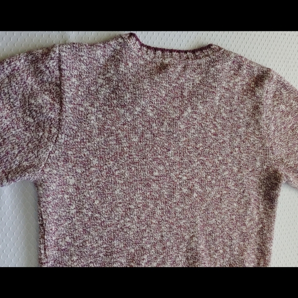 Land's End  Purple Marled  V Neck Sweater - Picture 8 of 12